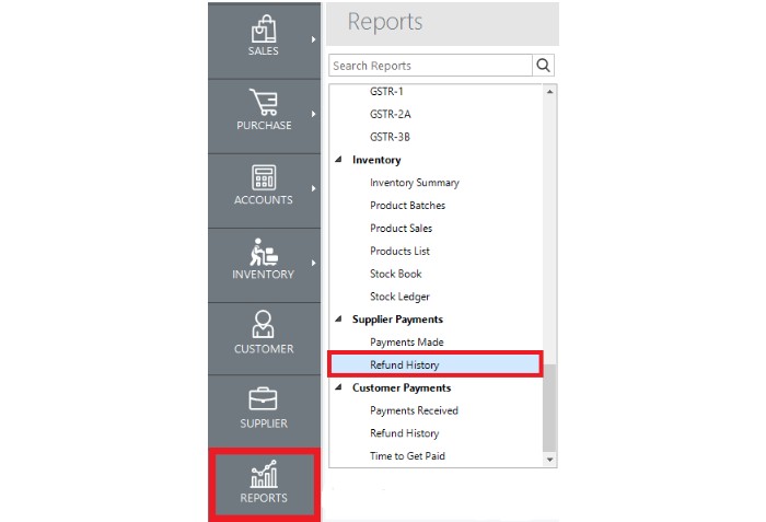Refund History Report In Supplier Payments (1)