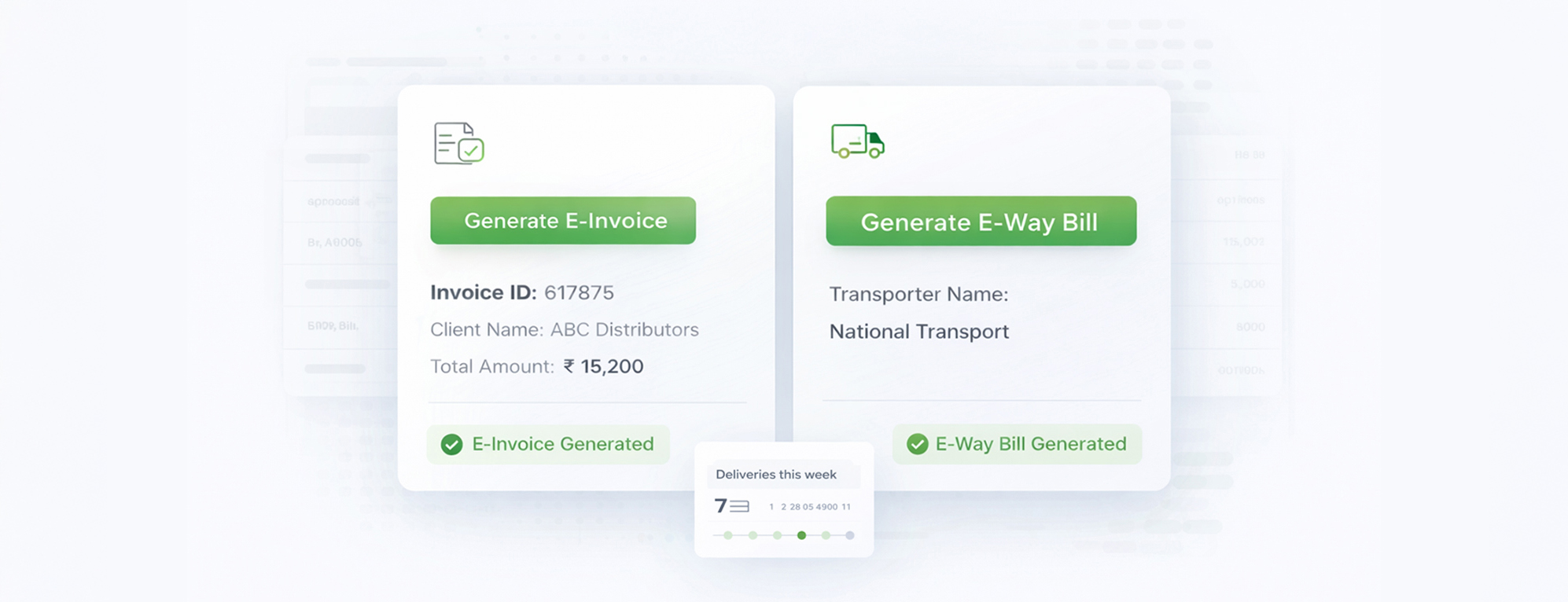 E-Invoice & E-Way Bill Generation Accoxi