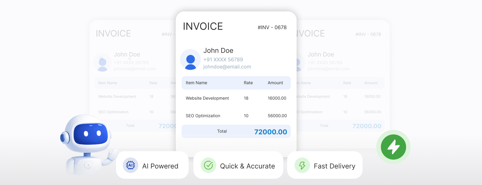 AI Powered Invoice Creation Accoxi 