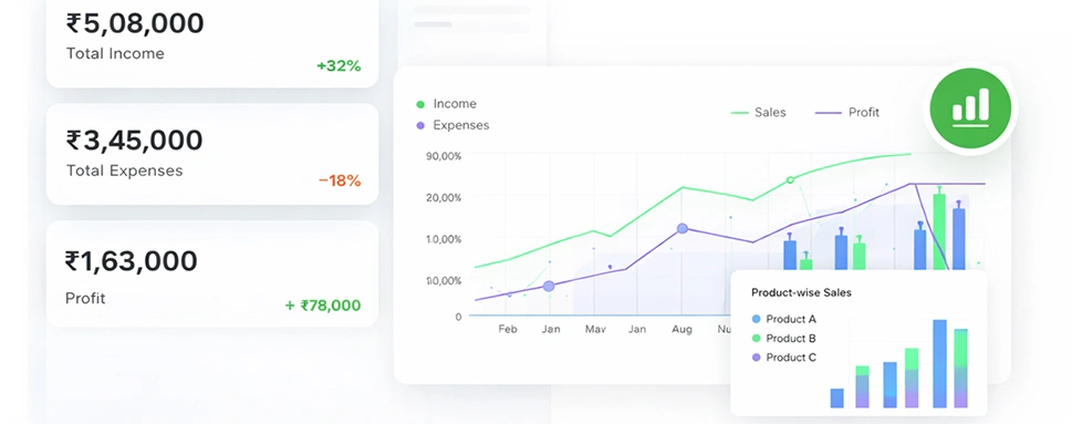 Business Performance Dashboard Accoxi